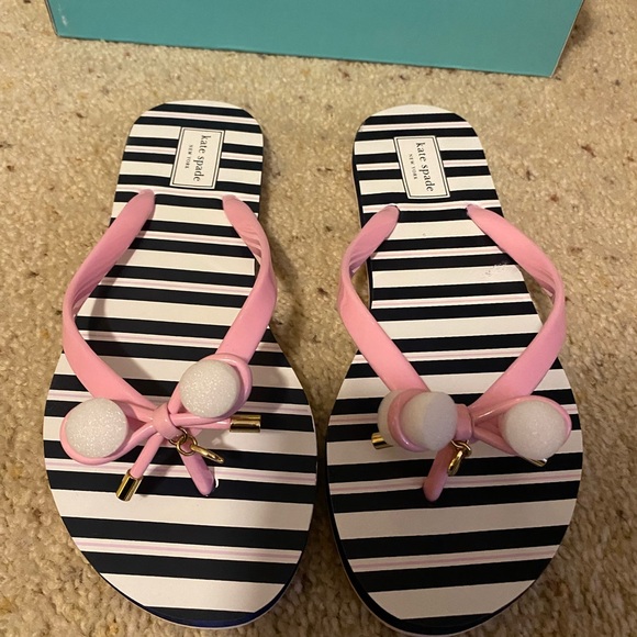 NIB Kate Spade Nova Flip flops size 8 - Picture 7 of 9
